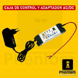 Phentom Electronics: Cerradura Invisible CISMART05 - caja de control y adaptador ac-dc